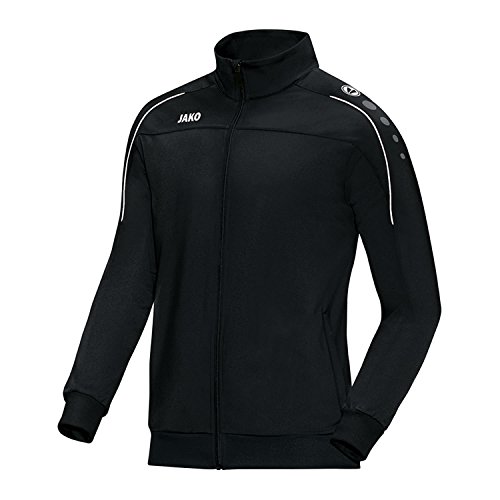 JAKO Herren Polyesterjacke Classico, Schwarz, M