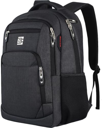 marcello 20 Zoll Laptop Rucksack Herren, Schulrucksack für Teenager Jungen