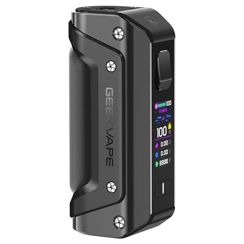 GEEKVAPE Aegis Solo 3 Mod 100W Elektronische Zigarette Aegis Solo III Box MOD Vape Support Z Sub Ohm Tank/18650 Batterie - nicht enthalten (kein Tank/keine Spule),Kein Nikotin (Schwarz)