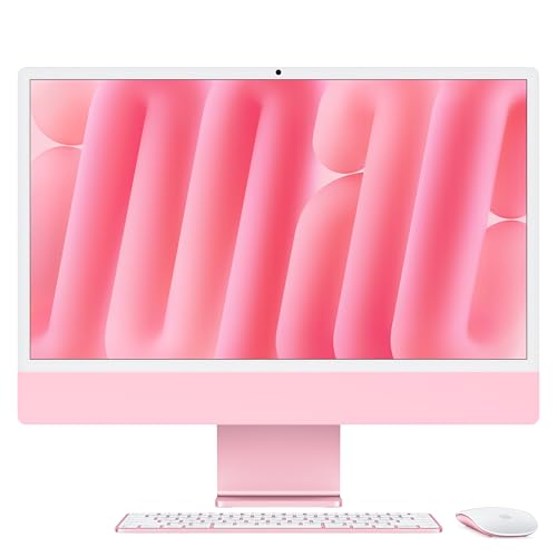 Apple iMac All-in-One Desktop-Computer mit M4 Chip mit 8 Core CPU und 8 Core GPU: 24