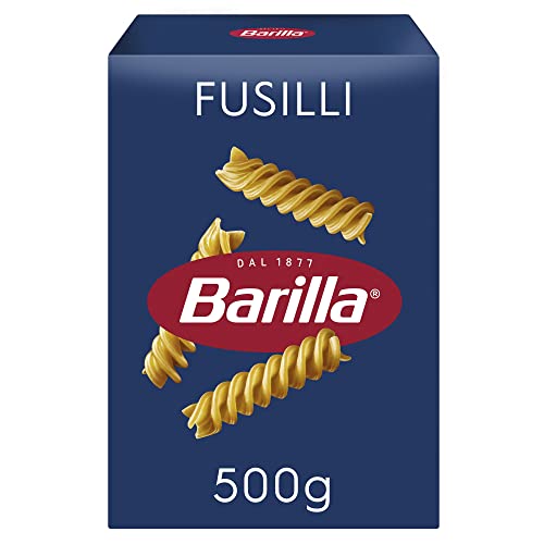 Barilla Pasta Nudeln Klassische Fusilli n.98 aus hochwertigem Hartweizen immer al dente, Chili, Spaghetti, Fusilli, Penne, Italienisch, 500 g