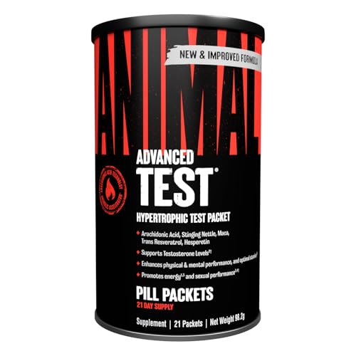 ANIMAL Test Supplement für Muskelaufbau, Kraft & Performance