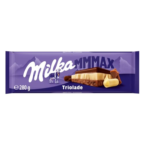 Milka MMMAX Triolade Tafelschokolade, 280 g