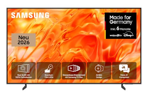 Samsung Neo QLED QN70H 4K 85 Zoll (214 cm), Quantum-Mini-LED für ultrafeine Kontraste, UHD Fernseher, 4K AI Upscaling, Adaptive Sound+, Gaming Hub, Motion Xcelerator 144Hz, AI Companion, Smart TV