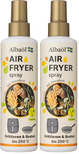 Albaöl Air Fryer Spray 190ml (1 x 190ml Flasche) (Packung mit 2)