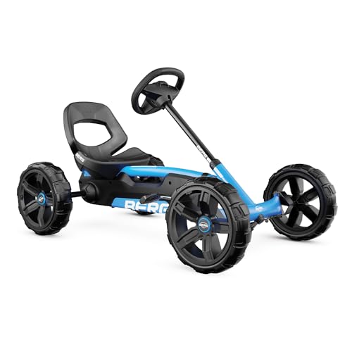 BERG Pedal Gokart Reppy Blue, KinderFahrzeug, Tretfahrzeug mit hohem Sicherheitstandard, Kinderspielzeug geeignet für Kinder im Alter von 2-6 Jahre, Blau