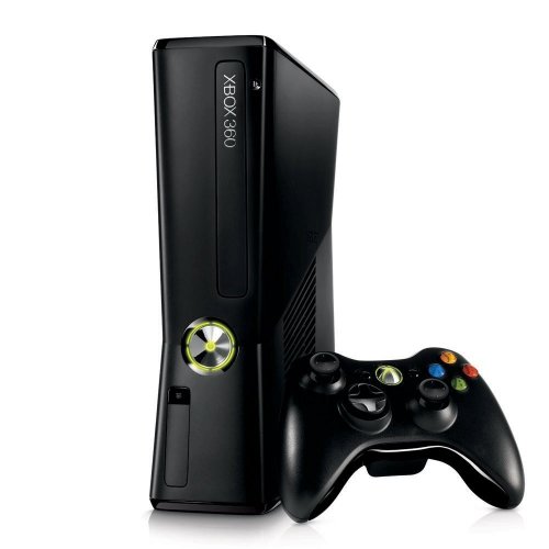 Xbox 360 - Konsole Slim 250 GB inkl. Kinect Sensor + Kinect Adventures, schwarz-glänzend