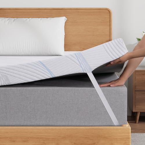 Sleremind Topper 180x200cm, Hochwertiger Matratzen Topper 180x200cm,7 cm Höhe mit weicher Gel-Memory-Schaum und stützender Komfortschicht- atmungsaktiv & waschbar Matratzenbezug
