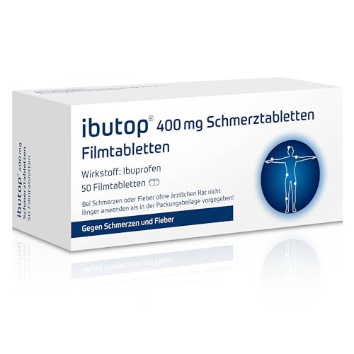 ibutop, 400 mg, Gel, für Muskel- und Gelenkschmerzen, 50 Tabletten