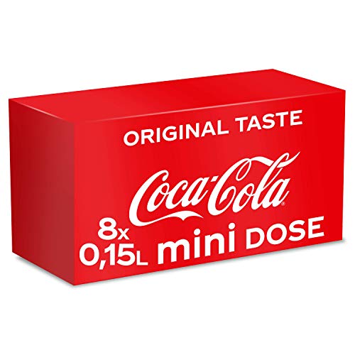 Coca-Cola Classic / Pure Erfrischung mit unverwechselbarem Coke Geschmack in der stylischen 150ml Mini Dose / 3 x 8 x 150 ml Dose