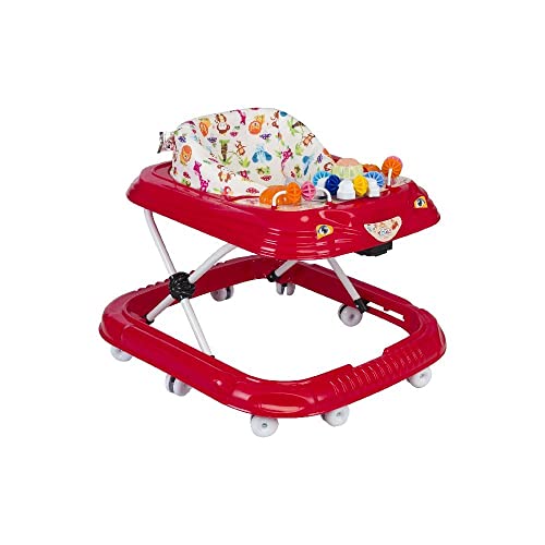 Baby Gehwagen Gehfrei Lauflernwagen Babywalker Lauflernhilfe Alpina (Rot)