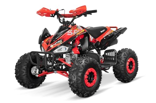 NITRO MOTORS 125cc midi Kinder Quad Speedy GS S7-A Sport, Farbe:Rot