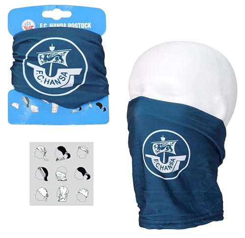 F.C. Hansa Rostock Multifunktionstuch Petrol Schlauchschal | Tuch | Halstuch - plus Lesezeichen Wir lieben Fußball