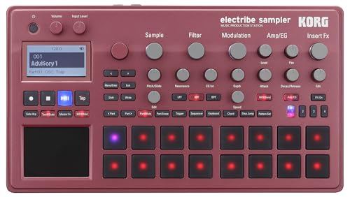 Korg - ESX2-RD Electribe Sampler Music Production Station - Red