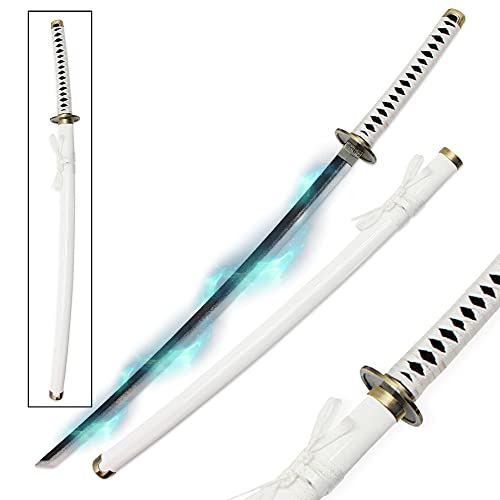 One Piece - Wado-Ichi-Monji Katana aus Holz mit Scheide, Samurai Schwerter, Holzschwert, Zoro Schwert, Bambusklinge, One Piece Katana, Animefans, Anime Schwert, Cosplays, Spielzeug für Kinder