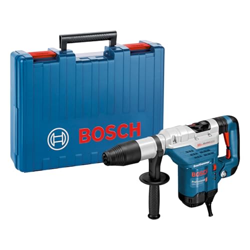 Bosch Professional Bohrhammer GBH 5-40 DCE (1.150 Watt, 8,8 J Schlagenergie, 1.500-3.050 min-1 Schlagzahl, im Handwerkerkoffer), Blau, Schwarz