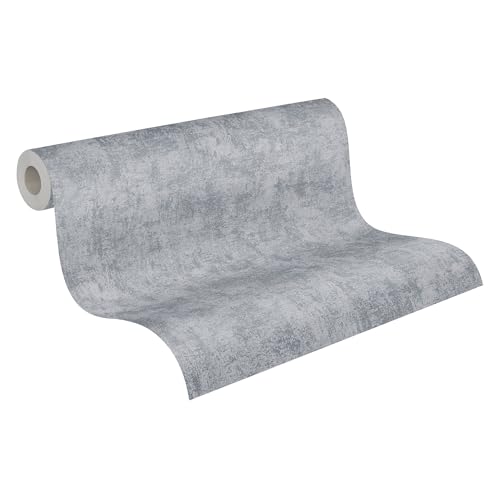 A.S. Création Vliestapete Beton Concrete & More Tapete in Vintage Beton Optik 10,05 m x 0,53 m grau Made in Germany 224019 2240-19