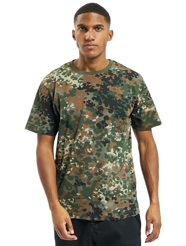 Brandit Army T-Shirt Herren, Größe:6XL, Farbe:Flecktarn