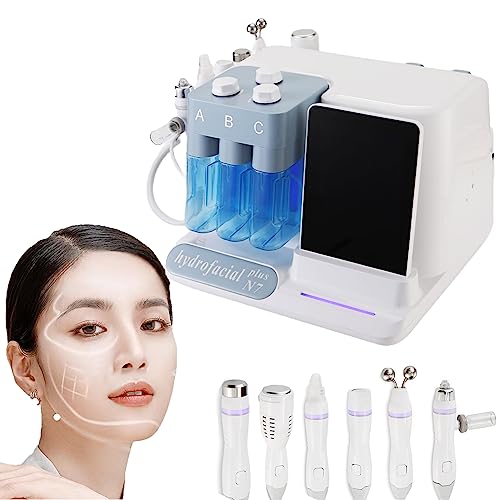 Hydrafacial Schönheits-Sauerstoffmaschine, Hydroxid, Blasen-Hydroxid, 6-in-1, professionell, Diamant-Mikrodermabrasion, Wasserpeeling, Hydrafacial, Dermabrasion, RF-Scrubber