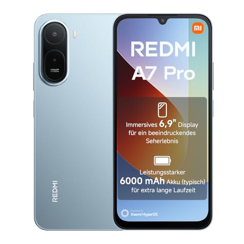XIAOMI REDMI A7 Pro Smartphone 4+ 128GB, 6000mAh, 13MP Kamera, Mist Blue