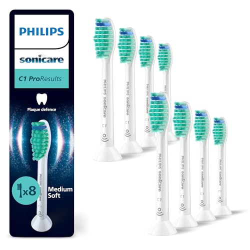Philips Sonicare C1 ProResults, Original Ersatzbürstenköpfe, Weiß, 8er-Pack, HX6018/87