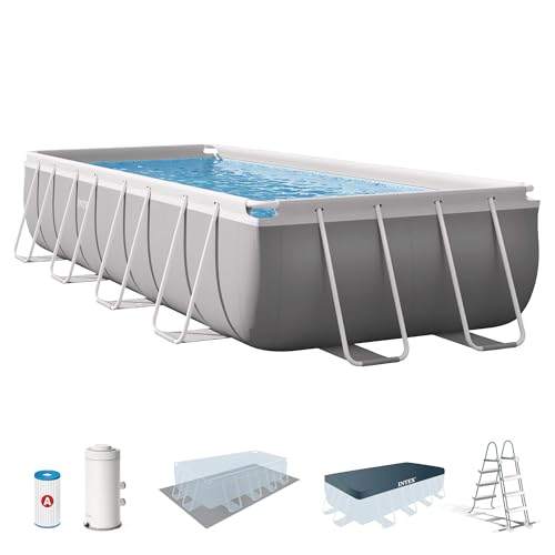 16Ft X 8Ft X 42In Prism Frame Rectangular Pool Set