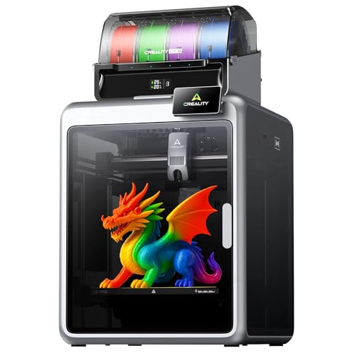 Creality K2 Pro Combo (A) 3D-Drucker, Mehrfarbendruck mit CFS, 600 mm/s, automatische Nivellierung, aktive Kammerheizung, Direktantrieb-Extruder, großes Bauvolumen von 300 × 300 × 300 mm