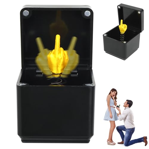 Mittelfinger Prank Geschenk, Middle Finger Surprise Gift, Mittelfinger in Einer Schachtel, Überraschungsgeschenkbox mit Mittelfinger, Hand Prank Pop Up Gift, Mittelfinger in der Box für Erwachsene