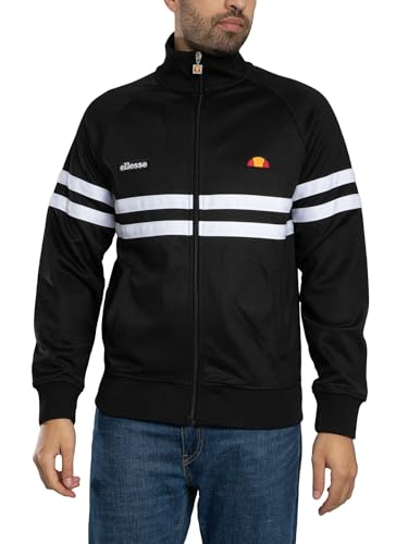 Ellesse Herren Rimini Trainingsjacke, Black/White, L