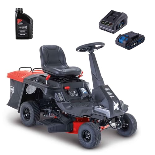 Scheppach Benzin Aufsitzmäher MR230-61 | 6PS | E-Start | 61cm Schnittbreite | 35-75mm Schnitthöhe | 150L Fangbox | 4xVor- / 1xRückwärtsgang | Rasentraktor Aufsitzrasenmäher inkl. Motoröl