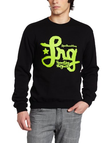 LRG Herren Lifted Hard Knocks Crew Neck Sweatshirt, schwarz, XX-Large