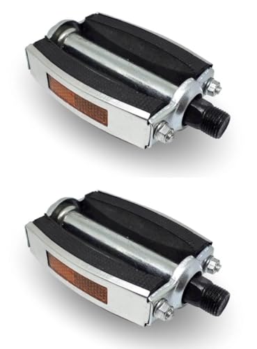 cyclingcolors 2x pedal M14x125 vintage moped fahrrad mofa roller motorrad kompatibel mit Solex 3800 Peugeot 103 MBK 51