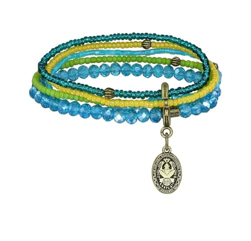 Konplott Armband Petit Glamour d´Afrique antik Messing blau grün gelb