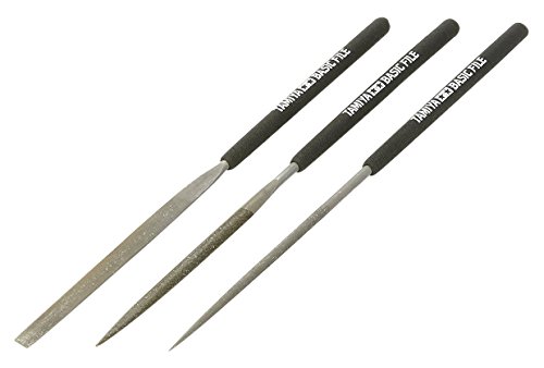 TAMIYA TAM74104 300074104 - Basic Feilenheft Plastik/RC, 3-teilig