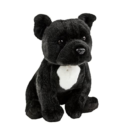 Teddys Rothenburg Pitbull/American Staffordshire Terrier 30 cm schwarz Kuscheltier Hunde Plüschhund Stoffhund