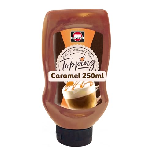 Schwartau Coffee Shop Caramel, Topping zum Verfeinern von Kaffeespezialitäten, 250ml