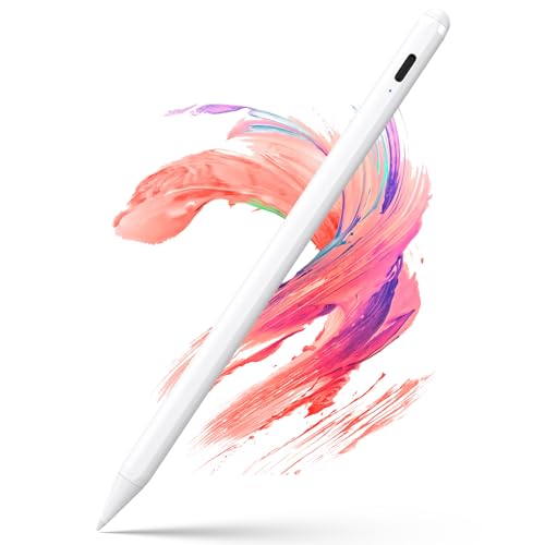 Topipop Stift für iPad (2018-2025), Ultraleicht Pencil für Apple mit Handflächenerkennung und hoher Präzision, mit Apple iPad 6.–10./A16.Generation, Pro 11