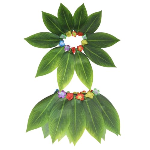 UEAVOID Hawaii Bastrock 1 Stück für Damen | Hula Rock Kostüm für Hawaiianische Mottoparty, Strand, Fasching & Karneval Verkleidung