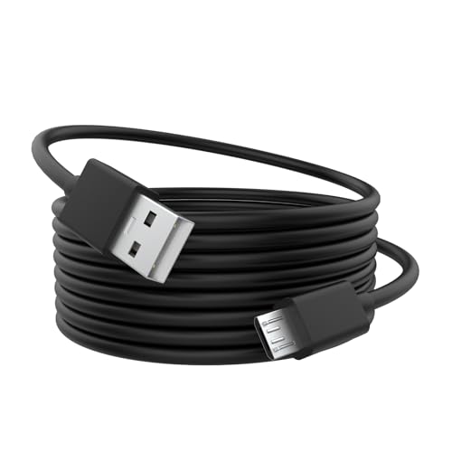 Zosvoses A50 Ladekabel kompatibel mit Astro A50, A38, A20 Gaming Headsets, Micro USB Ladekabel für MixAmp Pro TR, MixAmp TXD, 2.0 m