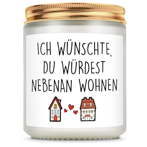 Giftasy Geschenke für Freundin - Duftkerze mit Spruch, Personalisierte Geschenke für Frauen Beste Freundin, Geburtstagsgeschenk für Frauen, Geburtstag Weihnachten Weihnachtsgeschenke