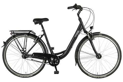 Prophete GENIESSER 500 Citybike Damen, 28 Zoll, Schwarz
