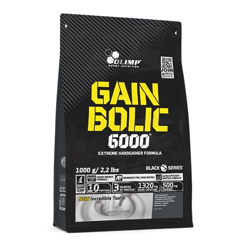 Olimp Gain Bolic 6000® Weight Gainer Protein - 1000 g - Mass Gainer, Schokolade