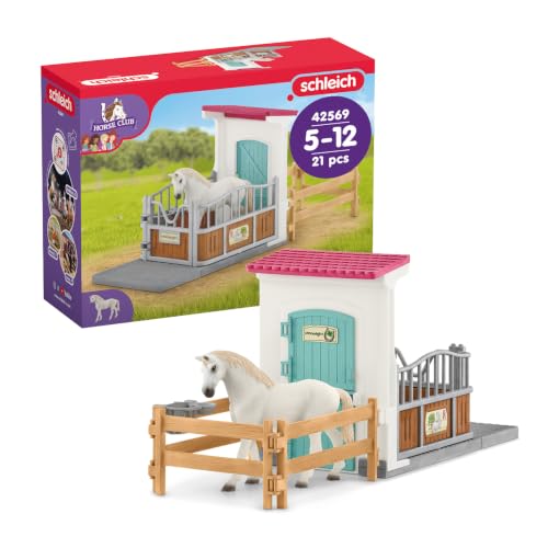 Schleich Horse Club | Pferdebox 42569 | Spielset ab 6 Jahren | 21 Teile