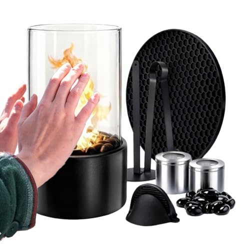 Mini Kamin,Alkoholbetriebener Kamin | Dekorativer Tischheizgerät | Für Schreibtisch Wohnzimmer Zuhause Schlafzimmer Outdoor Arbeitszimmer Raumecke Terrasse