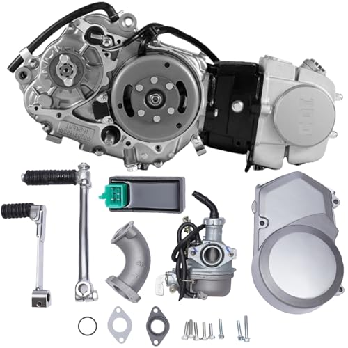 125ccm Motor 4 Takt 125cc Dirtbike Pitbike Motor 4 Gang Handkupplung 6,5 kW CDI-Einzylinder-Viertaktmotor mit Luftkühlung für Motocross-Motorräder