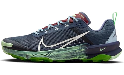 Nike Herren React Terra Kiger 9 Laufschuhe, Thunder Blue/Summit White-Vapor Green, 44 EU