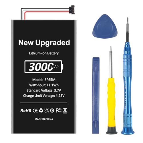 FLSTOR SP65M Akku für Sony PlayStation Vita (PCH-1000 Serie),3000mAh Hochkapazitäts-Akku mit Werkzeugset Für Modelle: PCH-1001, PCH-1003, PCH-1101, PCH-1103, Nicht kompatibel mit PCH-2000 Serie
