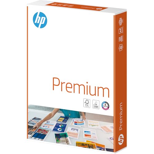HP Kopierpapier Premium CHP 850: 80 g, A4, 500 Blatt, extraglatt, weiß - Intensive Farben, scharfes Schriftbild