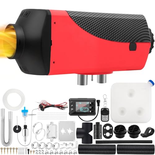 12V 5KW Standheizung Diesel,Diesel Lufterhitzer,kraftstoff Autoheizung mit LCD-Schalter, Fernbedienung, für Auto Wohnmobil,Boot,LKW,Busse