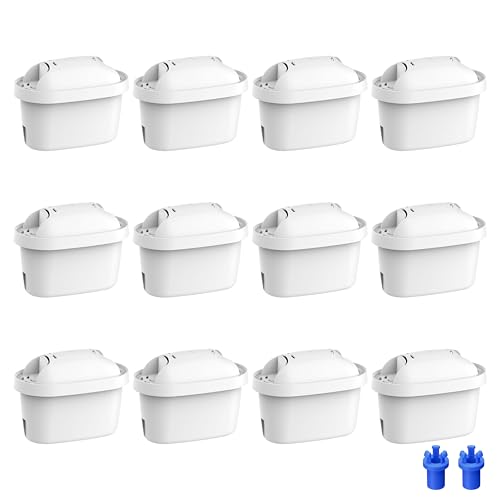 Waterdrop Filterkartuschen, Ersatz für Brita® Maxtra+® Plus, Maxtra Pro® All-in-1 Wasserfilter, Kompatibel mit Brita® Marella® Kanne, Reduziert PFAS, PFOA/PFOS, TÜV SÜD, NSF Zertifiziert (12)